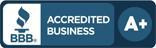 A+ Better Business Bureau Rating